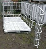 Große Heuraufe mit TÜR für RUNDBALLEN